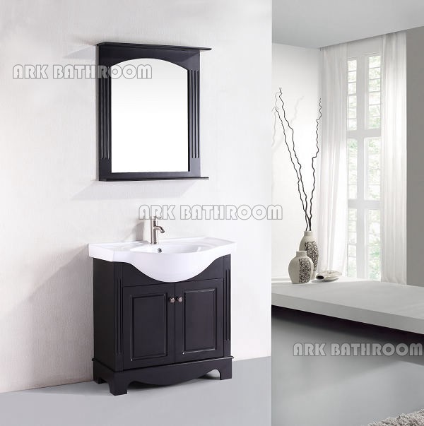 Solid wood bathroom vanity wooden bathroom cabinet manufacturer 1026E