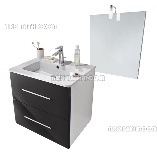 tocadores de baño modernos conjuntos de MDF baño de lavamanos REU001-60B