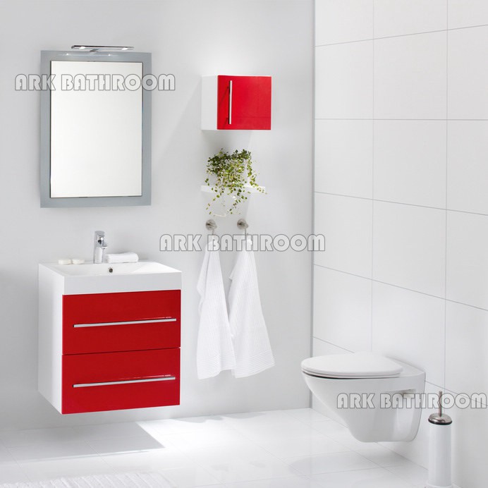 Modern bathroom vanities sets MDF bathroom vanity sink REU003-60R