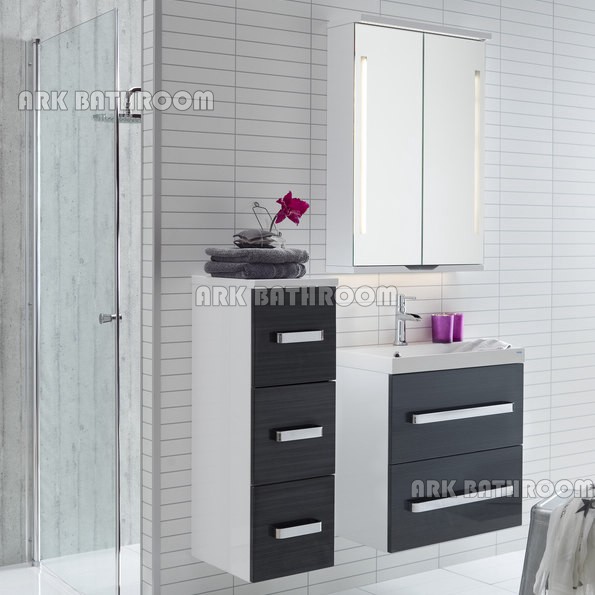 tocadores de baño modernos conjuntos de MDF baño de lavamanos REU004-60B