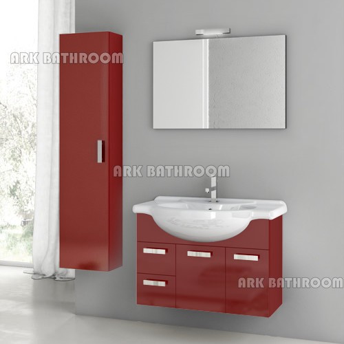 tocadores de baño modernos conjuntos de MDF baño de lavamanos REU048-80C