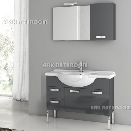 Mobile bagno moderno lavabo lavandino mobili REU049-100A