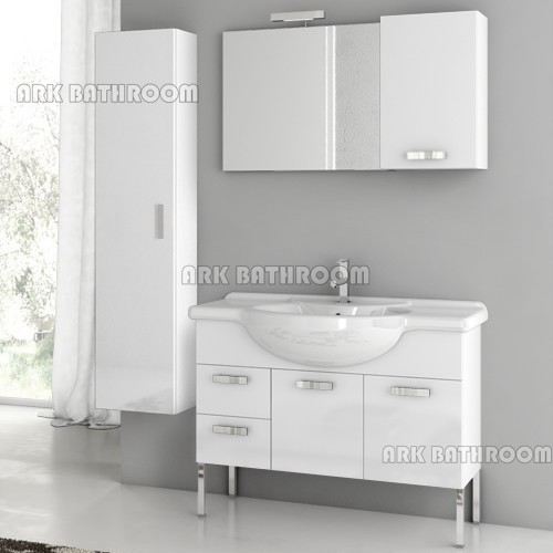 Modern bathroom vanities sets MDF bathroom vanity sink REU050-100B