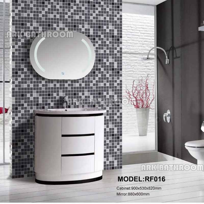 China bathroom vanity mirrors PVC Round bathroom cabinet  RF016