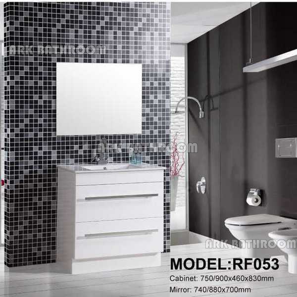 China single bathroom cabinet floor standing bathroom vanity RF053