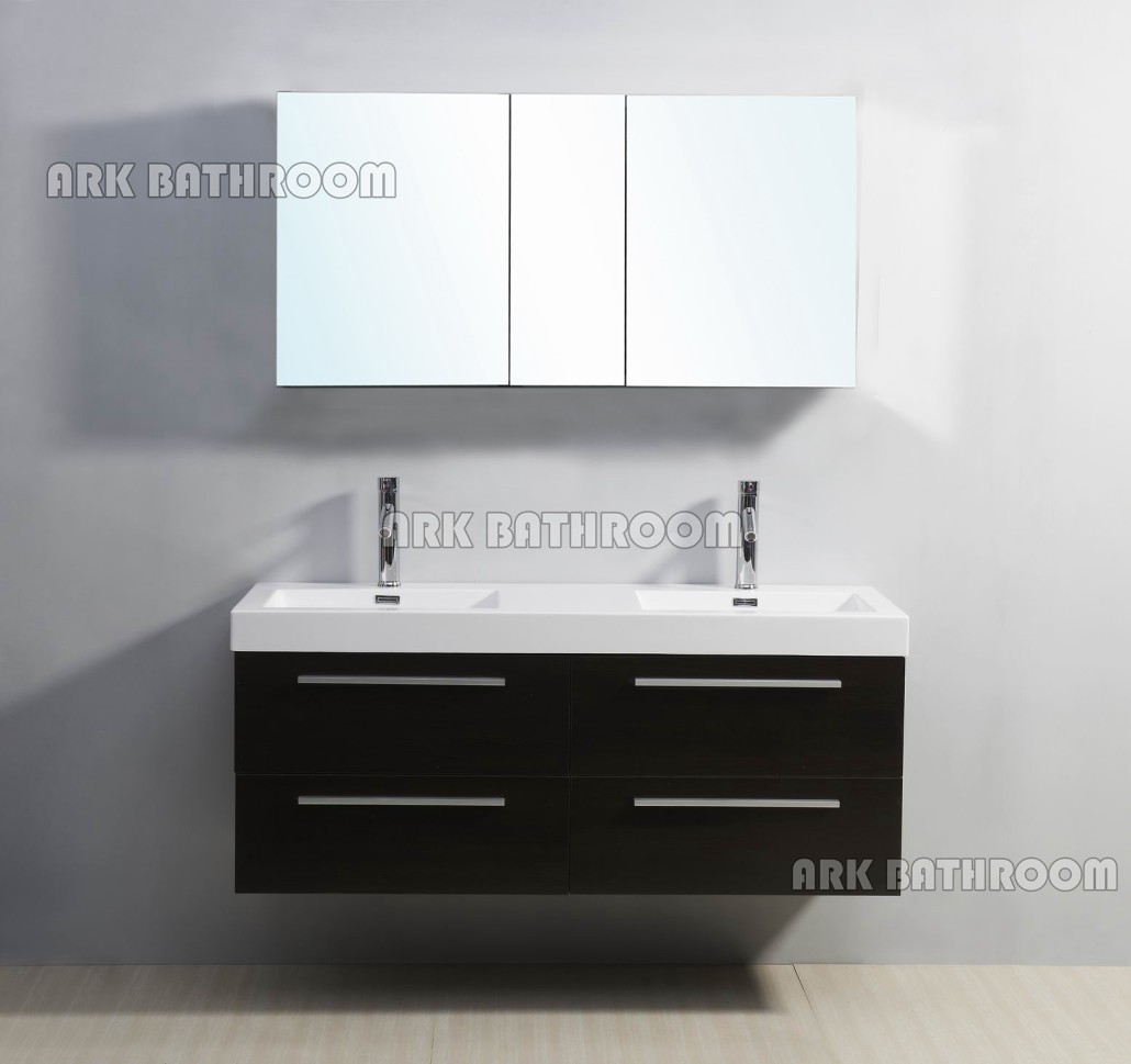 MFC bathroom cabinet melamine bathroom vanity Laminated RMF028-120A