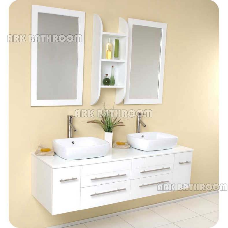 Wood bathroom furniture wall mounted bathroom cabinet manufacturer RT310-60W