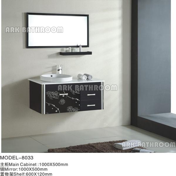 Stainless steel bathroom furniture Saudi  Arabia bathroom cabinet 8033