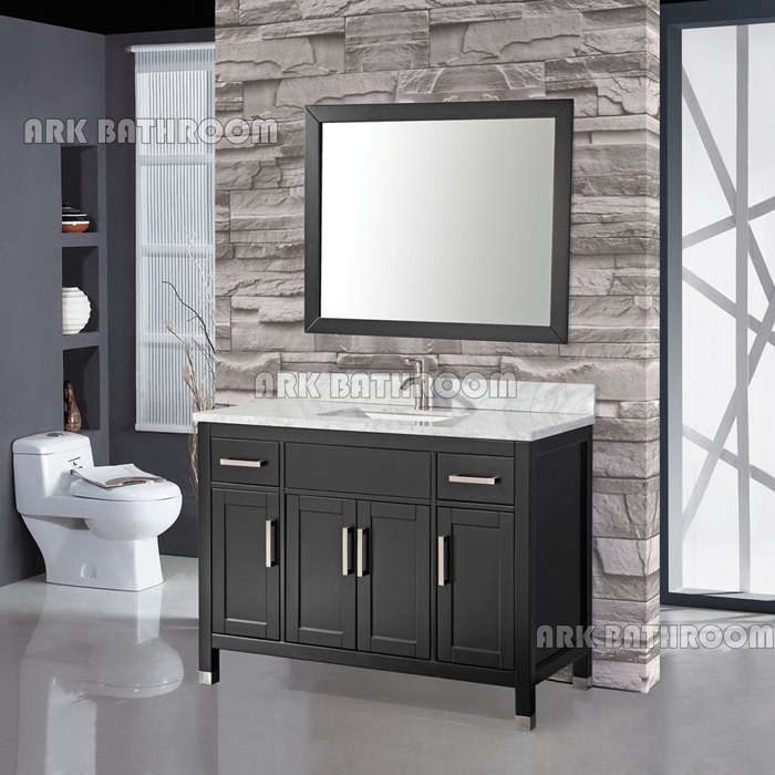 Floor Bathroom Vanities Marble top bathroom cabinets RU324-48E