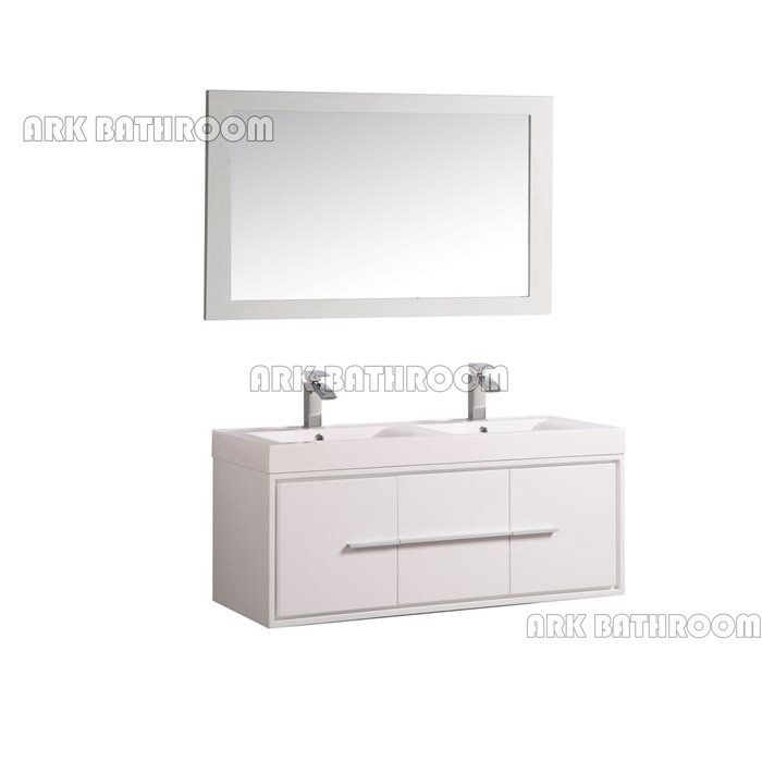 Colgadas en la pared de baño Mueble de baño vanidades Cuenca Resina RU326-48W