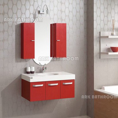 Cuarto de baño de pared armarios de pared montado DL mueble de baño espejo-022