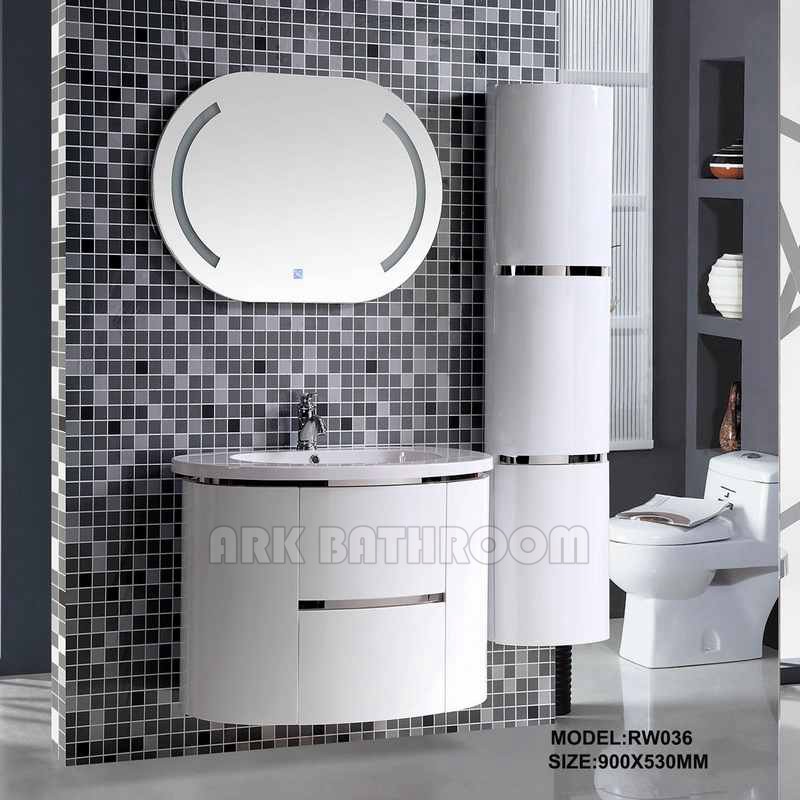 Meuble de salle de bain céramique Keramika PVC armoire de salle de bain SANITARE RW026